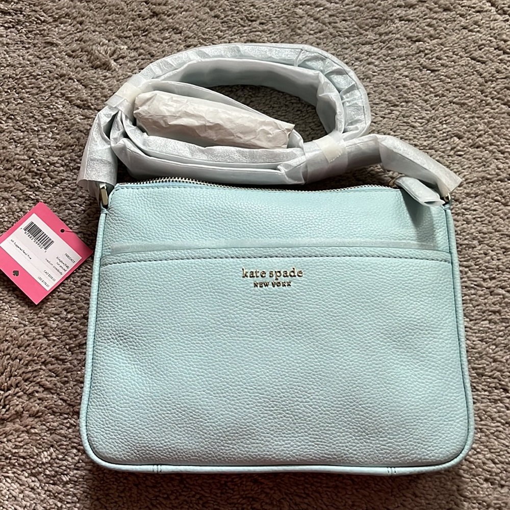 Run around medium crossbody in blue glow